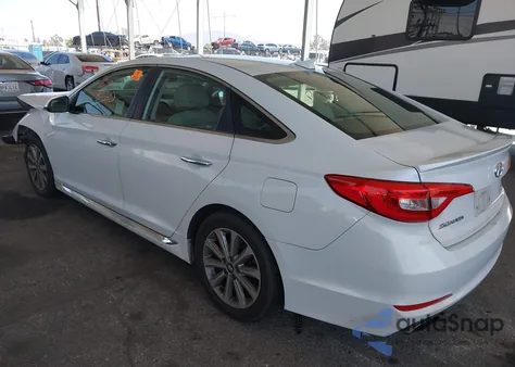 2017 Hyundai Sonata Limited z USA, uszkodzony, nr VIN 5NPE34AF8HH584332